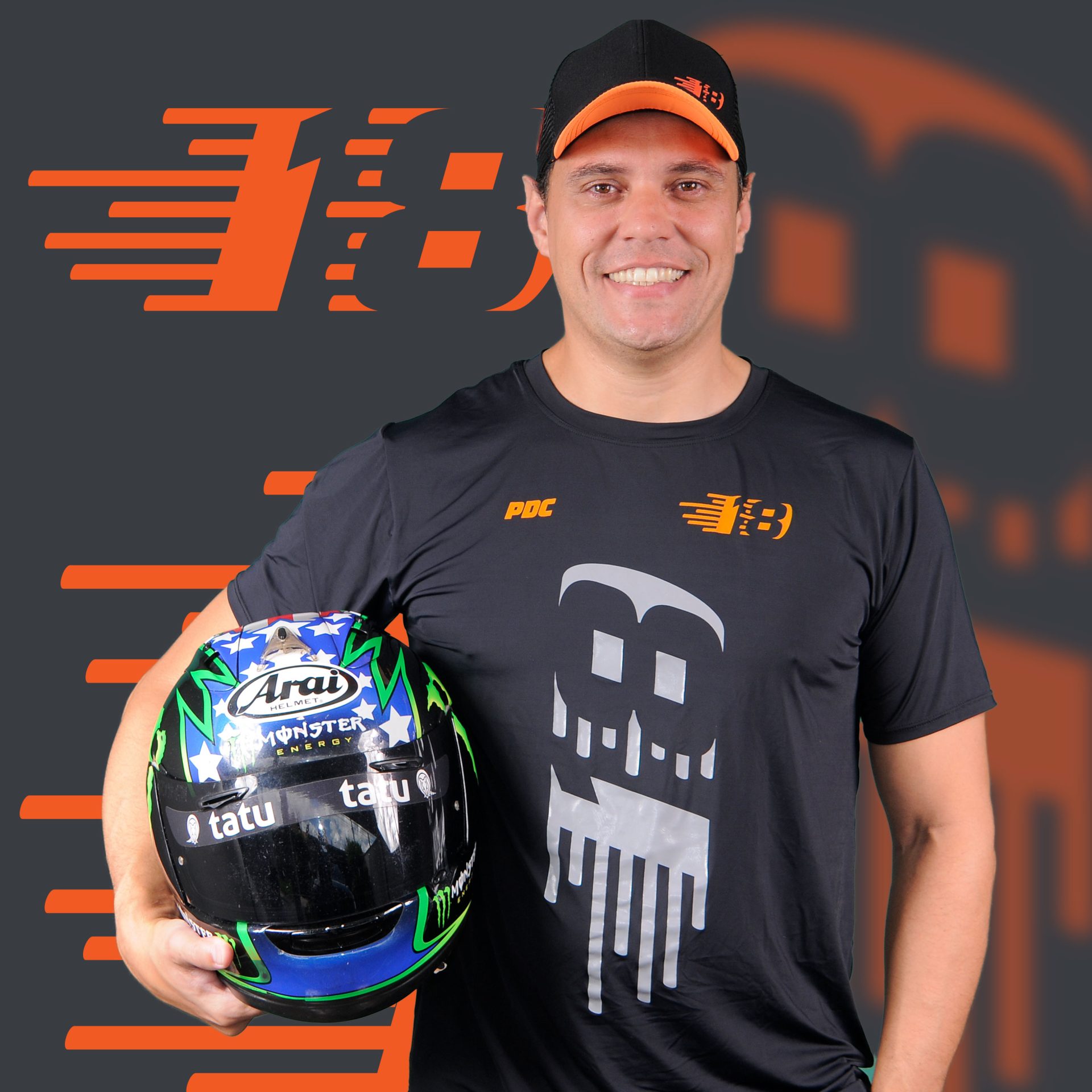 Kart pé de chumbo piloto Ederson Rodrigues