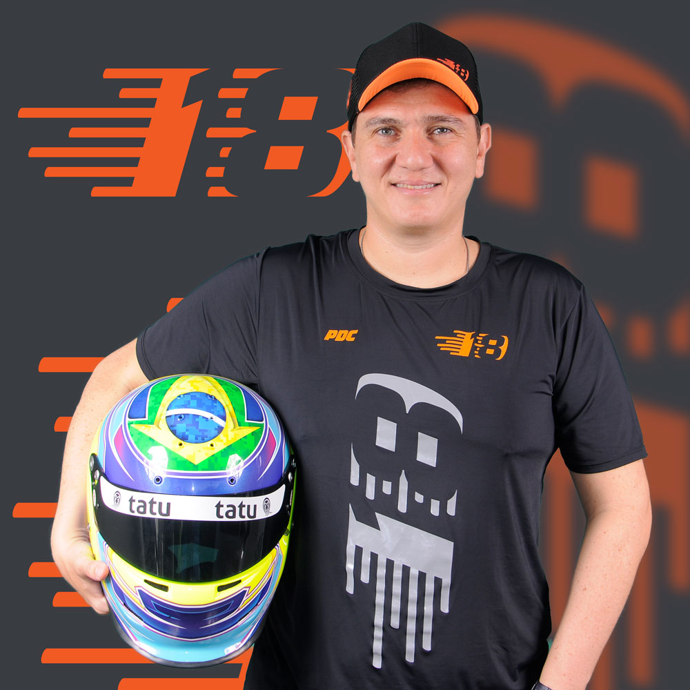  Kart pé de chumbo piloto Oswaldo Nogueira 