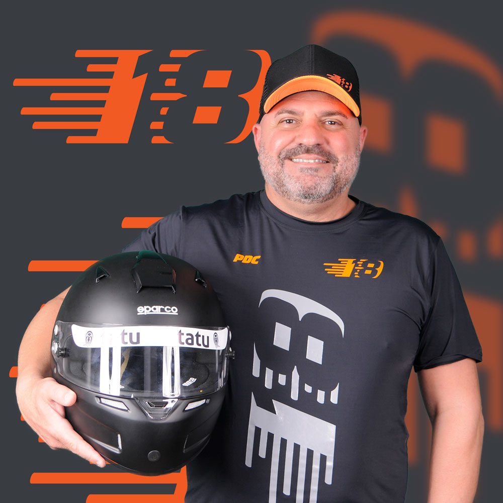  Kart pé de chumbo piloto Marcelo Rahal 